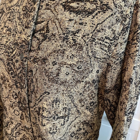 Chico’s Long Tapestry Jacket - Picture 7 of 10